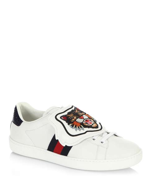 lion gucci sneaker|gucci ace tennis shoes.